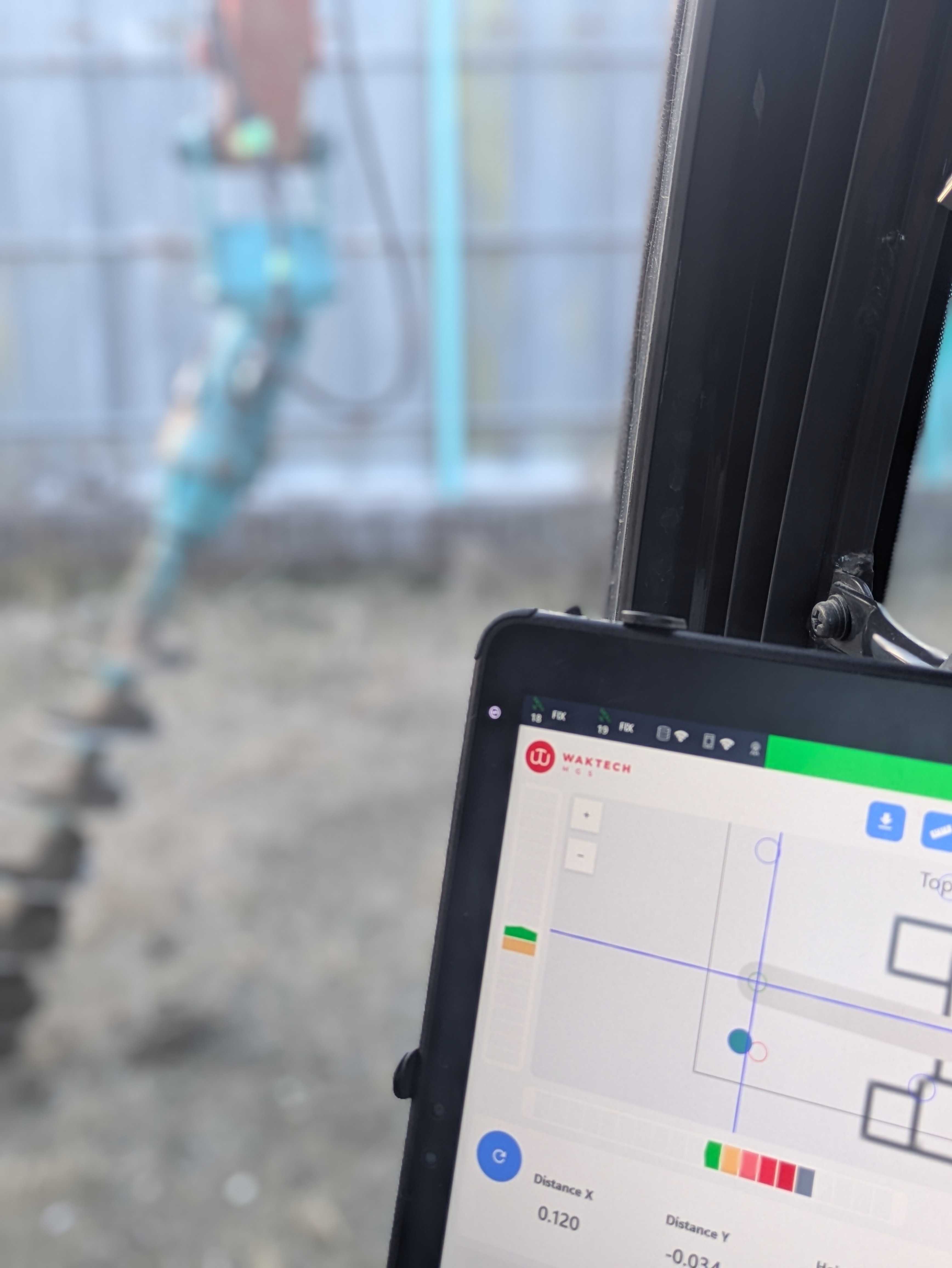 Operator using Waktech